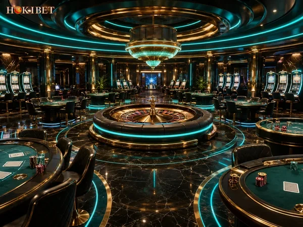 Kategori LIVE CASINO hokibet dengan pilihan permainan kasino langsung